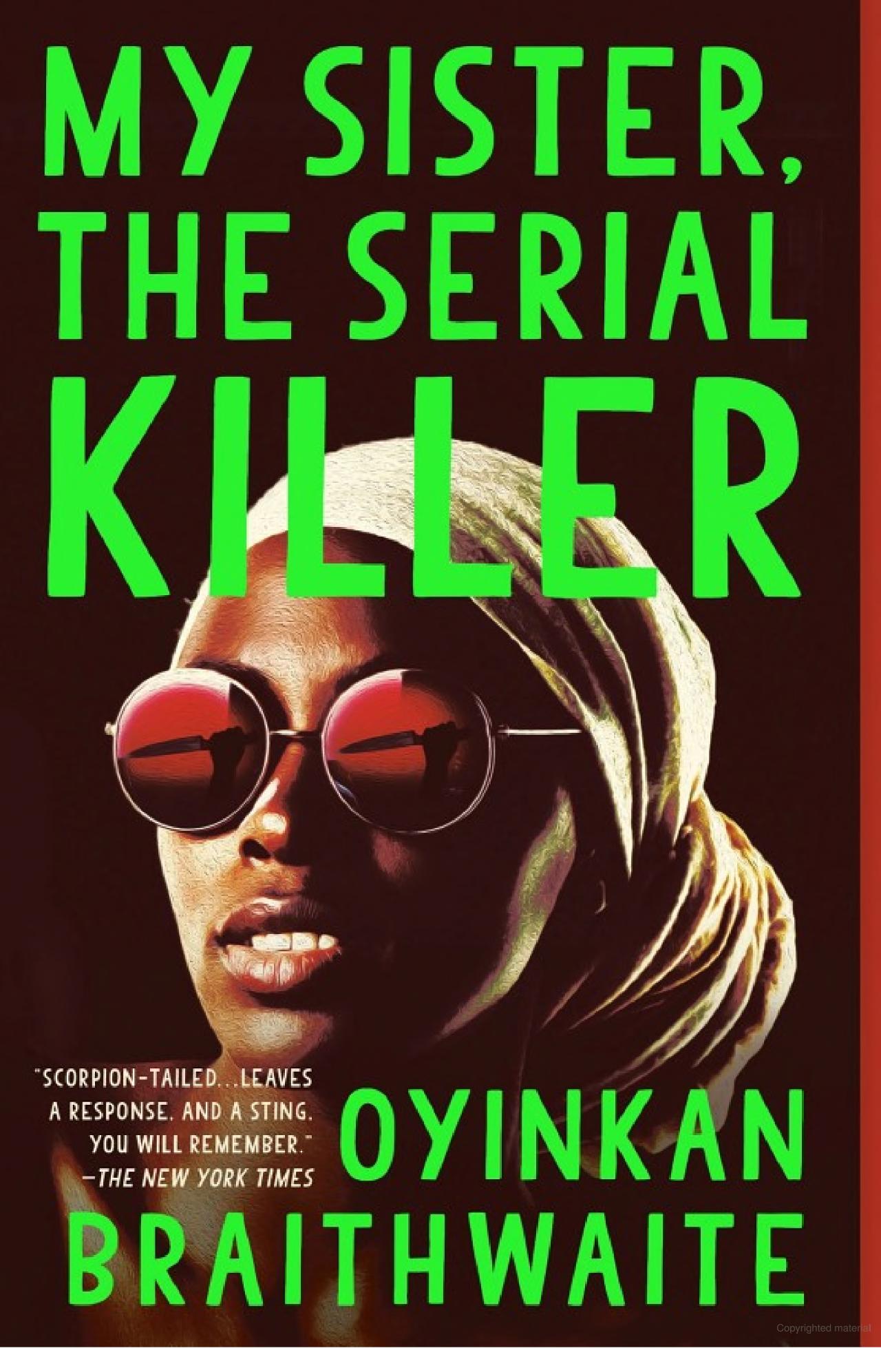 book jacket of My Sister the Serial Killer by O. Braithwaite