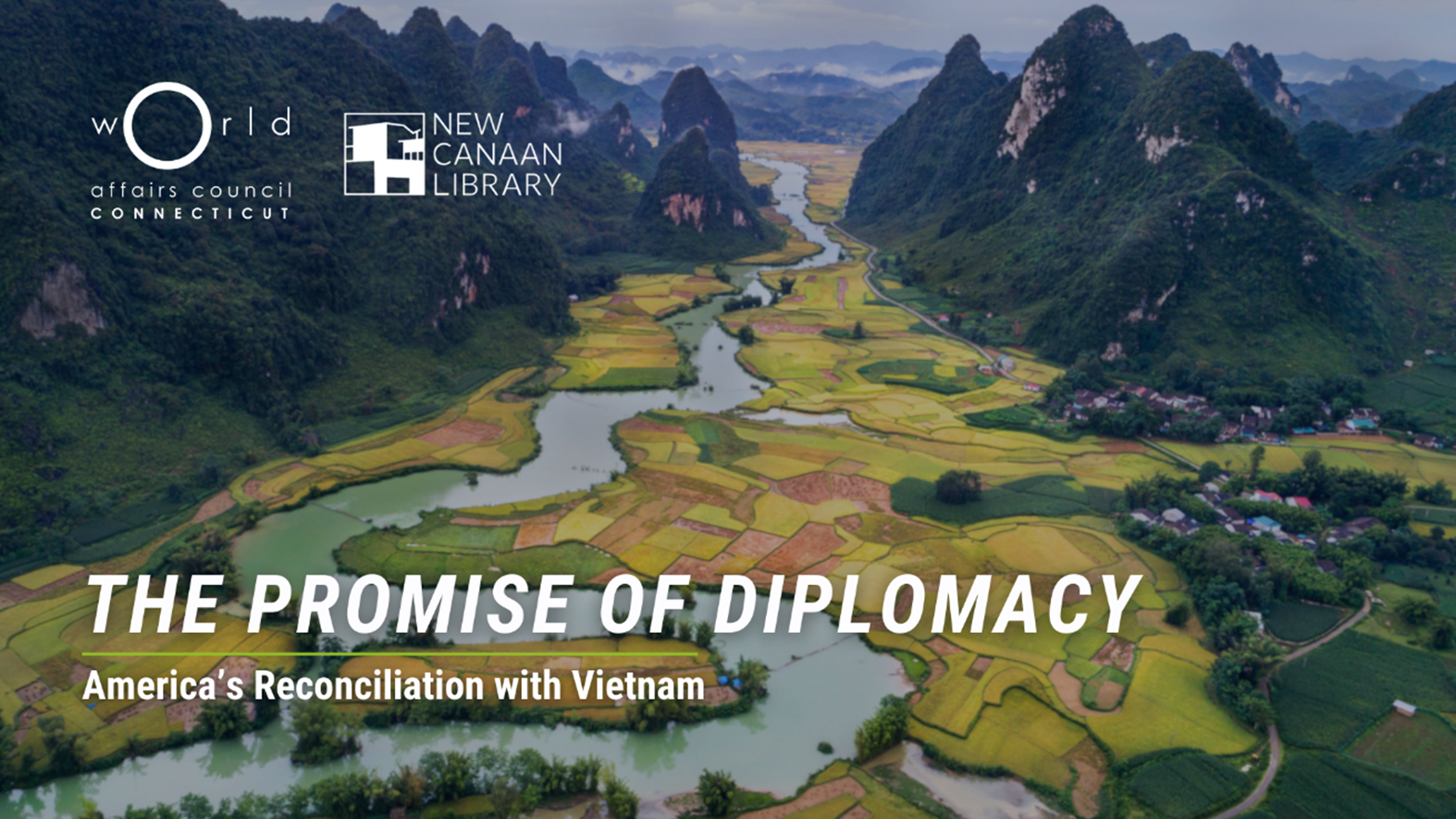 Promise of Diplomacy Image with landscape in background
