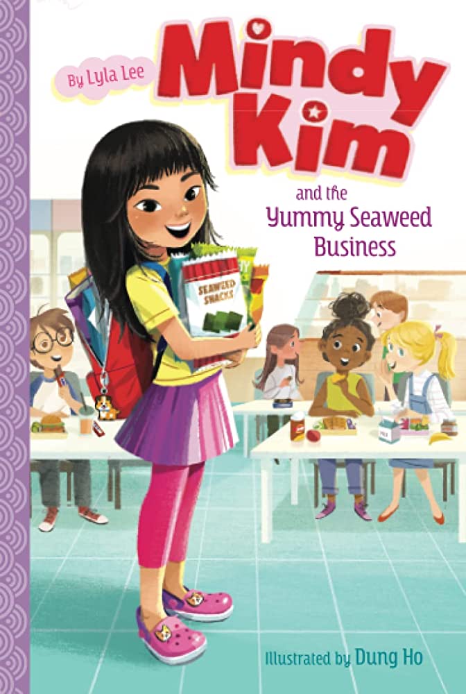 Cover Illustration for "Mindy Kim and the Yummy Seaweed Business"