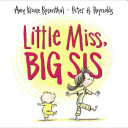 Image for "Little Miss, Big Sis" - an illustration of two playful sisters