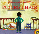 Image for "Peter's Chair" - an illustration of an African American child considering a baby-sized chair