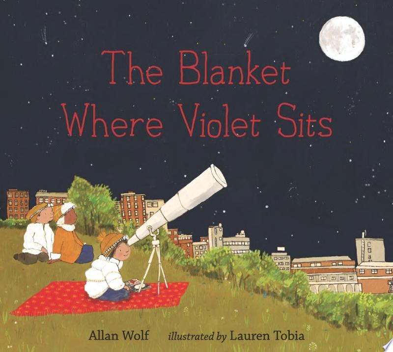 Cover Illustration for The Blanket Where Violet Sits 