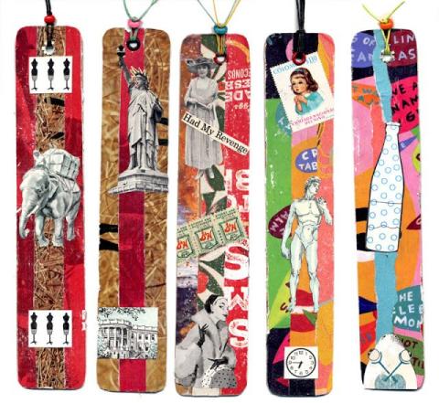 Examples of Collage Bookmarks