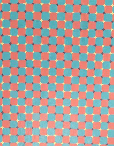optical illusion geometric painting