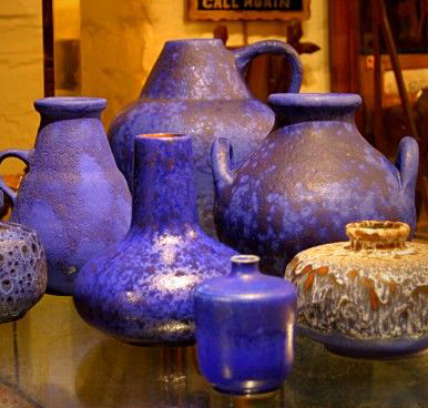 Image of purple pottery 