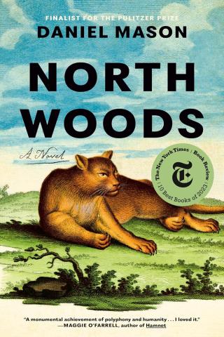 book jacket of daniel mason's book, North Woods