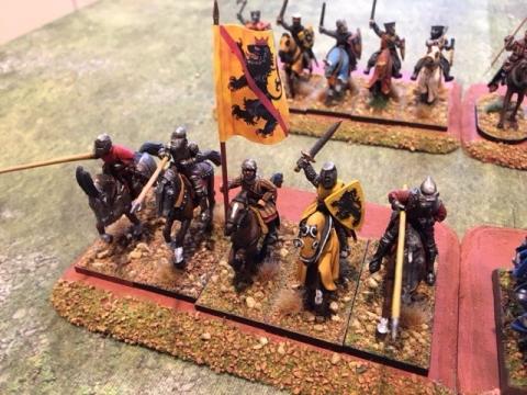 Battle of Agincourt with miniatures