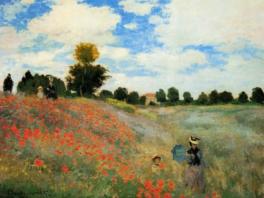 The Poppy Field near Argenteuil