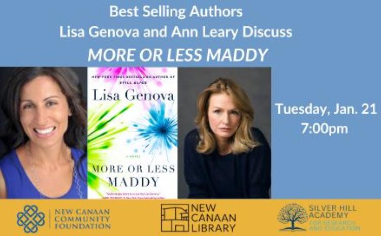 Author talk with Lisa Genova and Ann Leary January 21